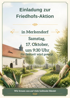 Flyer Friedhofsaktion